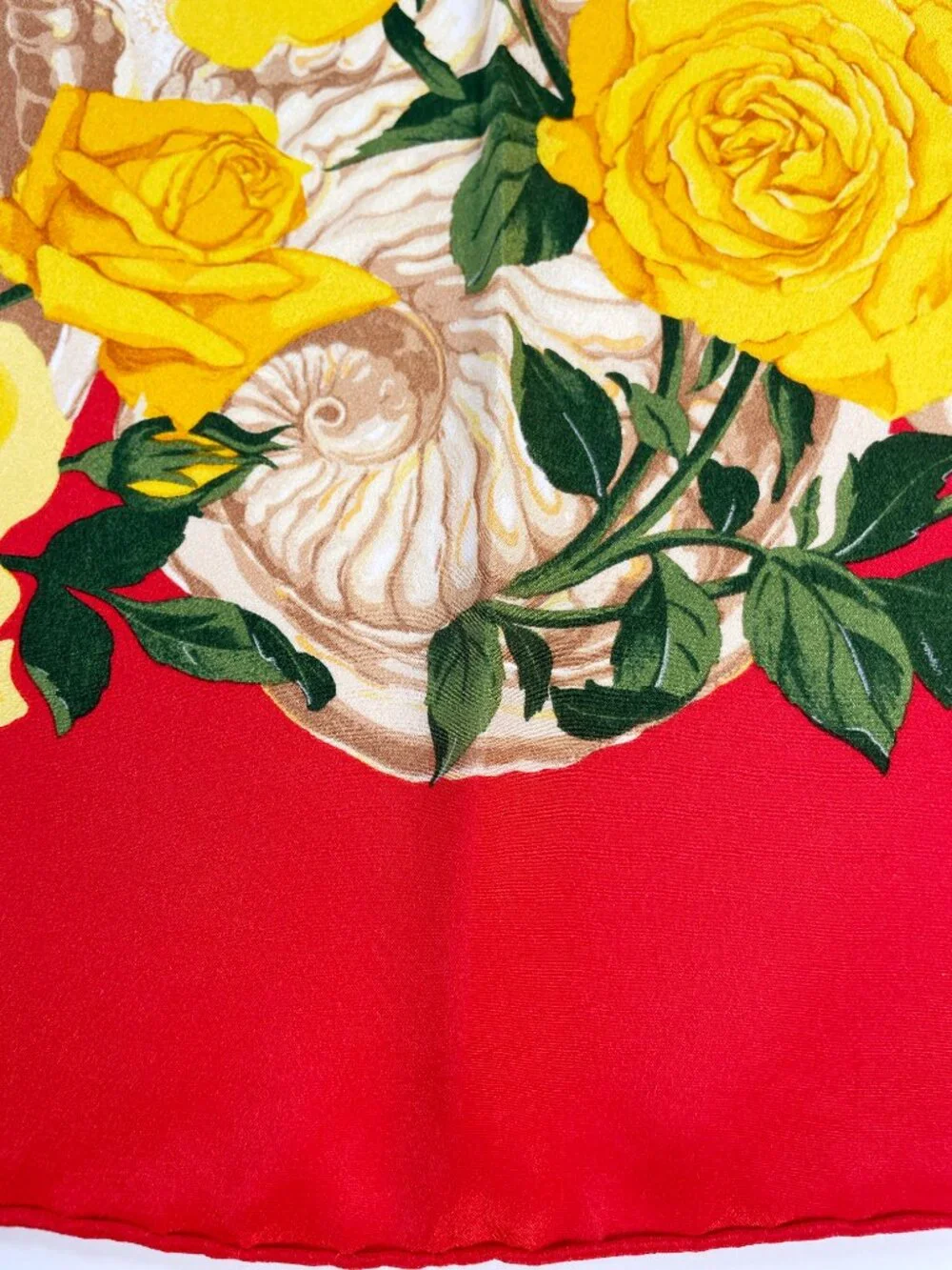 Vintage CHRISTIAN DIOR Silk Floral Scarf